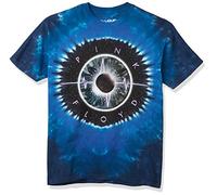 Liquid Blue Unisex-Erwachsene Pulse Concentric T-Shirt, Batik, Klein