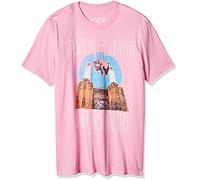 Liquid Blue Unisex-Erwachsene Tiere T-Shirt, Pink, XX-Large