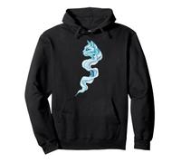 Liquid Flow Wave Katze Abstrakte Kunst Minimalismus Design Pullover Hoodie