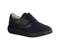 LIROMED 530 Schwarz - Slipper - Damenschuhe Prophylaxe/Diabetiker, Schwarz, Leder/Textil, Gr. 40 EU
