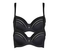 Lisca 2er Pack Bügel BH Alegra 020147 Gr. 105D in Black