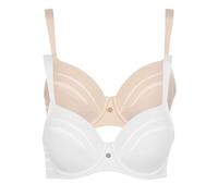 Lisca 2er Pack Bügel BH Alegra 020147 Gr. 75C in Skin-White