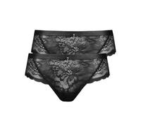 Lisca 2er Pack Damen Slip Evelyn 022193 Gr. 36 in Black