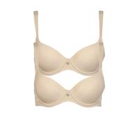 Schalen-BH LISCA "2er Pack Schalen BH Alegra", Damen, Gr. 80, Cup E, beige, Obermaterial: 83% Polyamid PA. 17% Elasthan EL., BHs Schalen-BH (96744263-80) beige
