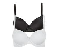 Lisca 2er Pack Schalen BH Evelyn 020228 Gr. 85B in Black-White