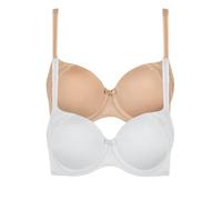 Lisca 2er Pack Schalen BH Evelyn 020228 Gr. in Sweet Almond-White