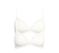 Lisca 2er Pack Triangel BH ohne Bügel INES 020285 Gr. 80B in Cream