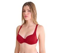 Lisca Bikini-Oberteil mit Bügel Portofino | unwattierte Cups | mit Bügel für mehr Halt | Clean-Chic Uni Color | 42B Crimson red