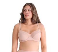 Lisca Bügel BH Ruby | unwattierte Cups | Clean-Cut Cupabschlüsse | verstärkte Blenden und Softer Entlastungsrücken | 75E Pearl Shell