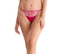 Lisca Damen String Highlight | T-String Schnittform | Spitzeneinsätze vorne | schöne knallige Farben | 38 Raspberry pink