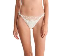 Lisca Damen String Miracle | Stringtanga Form | Spitzeneinsatz vorne | Clean-Cut Abschlüsse | 40 Crystal Ecru