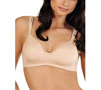 Schalen-BH LISCA "Schalen BH ohne Bügel Victoria", Damen, Gr. 80, Cup D, beige, Stoff, Obermaterial: 86% Polyester PES. 14% Elasthan EL., BHs Schalen-BH (58393240-80) beige