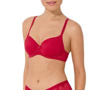 Lisca Schalen-BH Damen Comfort Evelyn Foamcup mit Spitze Größe 85G Rot