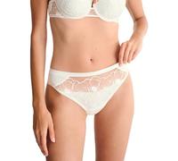 Lisca Slip Miracle | Klassische Damen Slip Form | Spitzeneinsätze vorne | Clean-Cut Abschlüsse | 36 Crystal Ecru