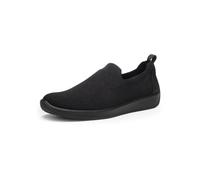 Slipper ARA "LISSABON", Damen, Gr. 4 (37), schwarz, Textil, Leder, unifarben, Basic, Schuhe, Reha Schuh, Slipper, Schlupfschuh, Komfortschuh in Weite G (96868924-4) schwarz