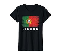 Lissabon - Portugal Preisgünstiges Grafik-T-Shirt, Damen, Schwarz, XL