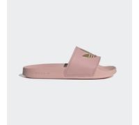 ADIDAS ORIGINALS Damen Pantolette 'ADILETTE LITE' gold / altrosa, Größe 7 gold / altrosa 40,5-41