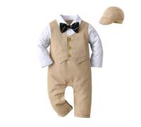 Lito Angels Baby Jungen Anzug-Set, Khaki, 6-12 Monate/74/80