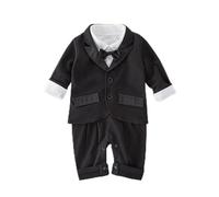 Lito Angels Baby Jungen Anzug-Set, Schwarz, 6-12 Monate/74/80