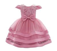 Lito Angels Baby Mädchen Blumenmädchenkleid, 6-12 Monate/74/80