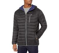 Little Donkey Andy Daunenjacken Herren Leichte Steppjacke Winddichte Warme Winterjacke Outdoor Kapuzenjacke Schwarz XXL