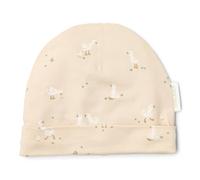 Little Dutch Babymütze Hut Beanie - für Neugeborene Babys - Bekleidung Unisex Mütze Baby - für Jungen und Mädchen - Little Goose - Newborn Naturals beige (Gr. 0-3 Monate)