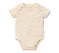 Little Dutch Body kurzarm - Baby Body mit Druckknöpfen - Kurzarmbody für Mädchen und Jungen - Little Goose - Newborn Naturals beige (Gr. 74)