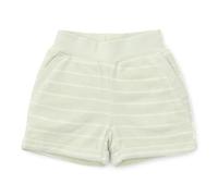 Little Dutch CL24023002 Kurze Hose/Shorts mit Taschen Frottee Farm Green Stripes - Little Farm grün (Gr. 86)