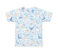 Little Dutch CL24048031 Schwimmshirt mit UV-Schutz (UPF 50+) Kurzarm - Ocean Dreams blau (Gr. 74/80)