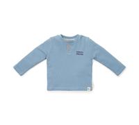 Little Dutch CL24091053 Long Sleeve Shirt/Langarmshirt Waffle Ice Blue - Little Farm blau (Gr. 104)