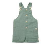 Little Dutch CL25024105 Latzhose kurz - Forest Friends grün (Gr. 104)