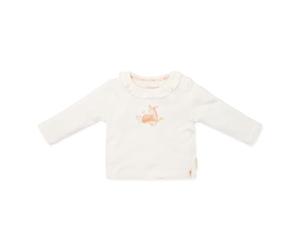 Little Dutch CL25221002 Long Sleeve Shirt/Langarmshirt mit Rüschen - Fairy Garden weiß (Gr. 56)