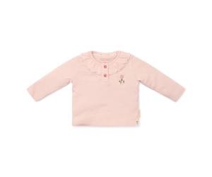 Little Dutch CL25221017 Long Sleeve Shirt/Langarmshirt mit Rüschen Blossom - Fairy Garden (Gr. 74)