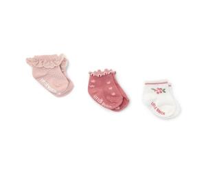 Little Dutch CL25229000 Babysocken 3er Set - Fairy Garden (Gr. 44-56)