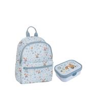 Little Dutch FF-RU-BD Set Kinderrucksack & Brotdose Campus - Forest Friends