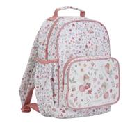 Little Dutch Kinderrucksack - Kindergartentasche - Kindergartenrucksack - für Kinder Mädchen - Kindergarten - Feen - Fairy Garden - weiß/rosa (10 Liter)