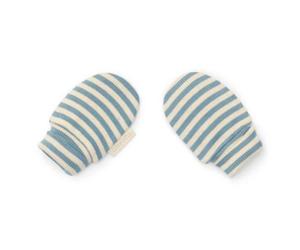 Little Dutch - Kratzfäustlinge, Blau/weiß
