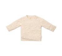 Little Dutch Langarm Shirt - Longsleeve - Rundhals Shirt mit Langen Ärmeln - mit praktischen Druckknöpfen - für Babys - für Mädchen und Jungen - Little Goose - Newborn Naturals beige (Gr. 68)