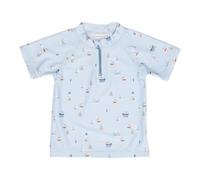 Little Dutch Schwimmshirt Badeshirt Kurzarm Baby Junge hellblau (Gr. 74/80) - Sailors Bay