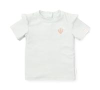 Little Dutch Schwimmshirt Badeshirt mit Rüschen Kurzarm Baby Mädchen Mint (Gr. 74/80) - Sea Green