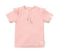 Little Dutch Schwimmshirt Badeshirt mit Rüschen Kurzarm Kind Mädchen rosa (Gr. 98/104) - Seahorse