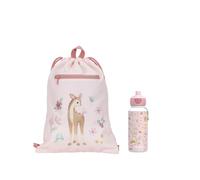 Little Dutch Set Turnbeutel & Trinkflasche Pop-up für Kinder rosa - Fairy Garden