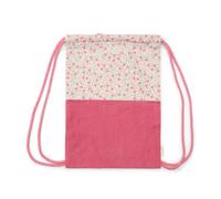 Little Dutch Turnbeutel Kinderturnbeutel mit Netz Kinder Mädchen rosa geblümt - Ocean Treasures