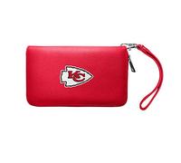 Little Earth Productions Damen NFL Zip Organizer Wallet, hellrot, 7.5" x 4"x 1"