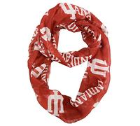 Little Earth Productions Littlearth Damen NCAA Indiana Hoosiers Sheer Infinity Schal, 177,8 cm H x 63,5 cm B
