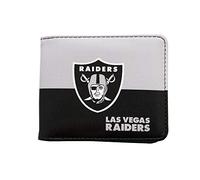 Little Earth Productions Littlearth NFL Las Vegas Raiders Herren-Geldbörse, robust, doppelt gefaltet, 12,7 cm breit, 10,2 cm hoch und 2,5 cm (300903-RAID-LV)