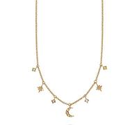 LITTLE FRIENDS FAVS Mädchen-Kinderkette 925er Silber 2 Zirkonia One Size 88314131