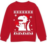 Little Hand Jungen Sweatshirt Weihnachtsdinosaurier Pullover Kinder Warme Weihnachtspullover Weihnachtsmann Oberbekleidung 122