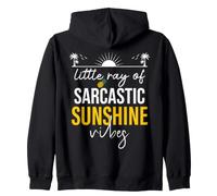 Little Ray of Sarcastic Sunshine Hello Summer Vibes Beach Kapuzenjacke