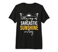 Little Ray of Sarcastic Sunshine Hello Summer Vibes Beach Premium T-Shirt